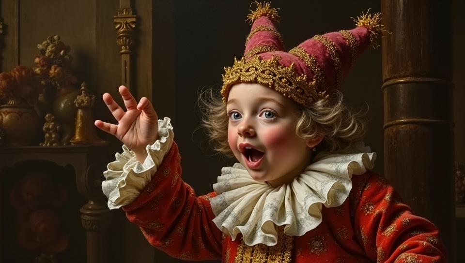 art by Rachel Ruysch , Glitter Drawing of a Compelling Festive Uncle , Movement pose, pleasant Great eyed