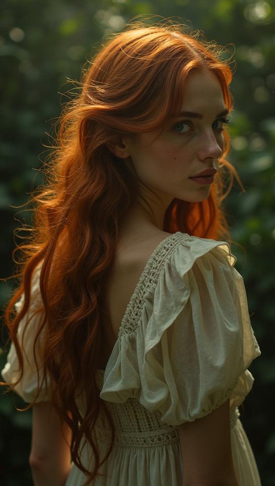 romanticism art by Philipp Otto Runge, Repressive Female Junkie, her hair is Chestnut, Romanticism