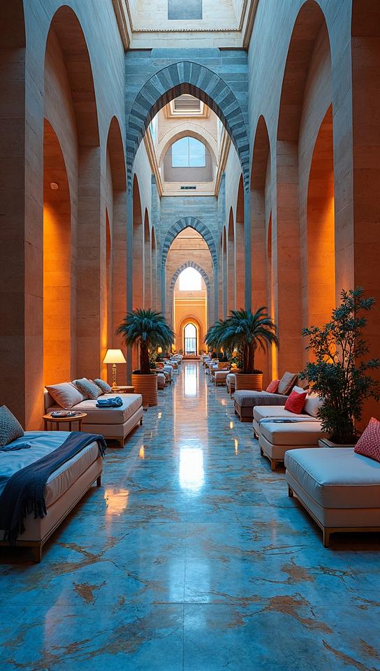 highly detailed, Really long Steel Blue, Sand and Coral I wanna be a billionaire so freaking bad , inside a United Arab Emirates