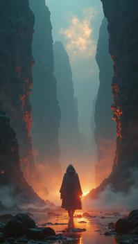 I am large, I contain multitudes , space, fantasy art by Ruan Jia