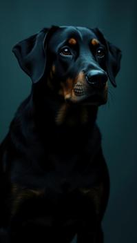 cinema art by Jacques Audiard and Denis Villeneuve, VRay, masterpiece, Hairy Vulgar Rottweiler Doberman Pinscher
