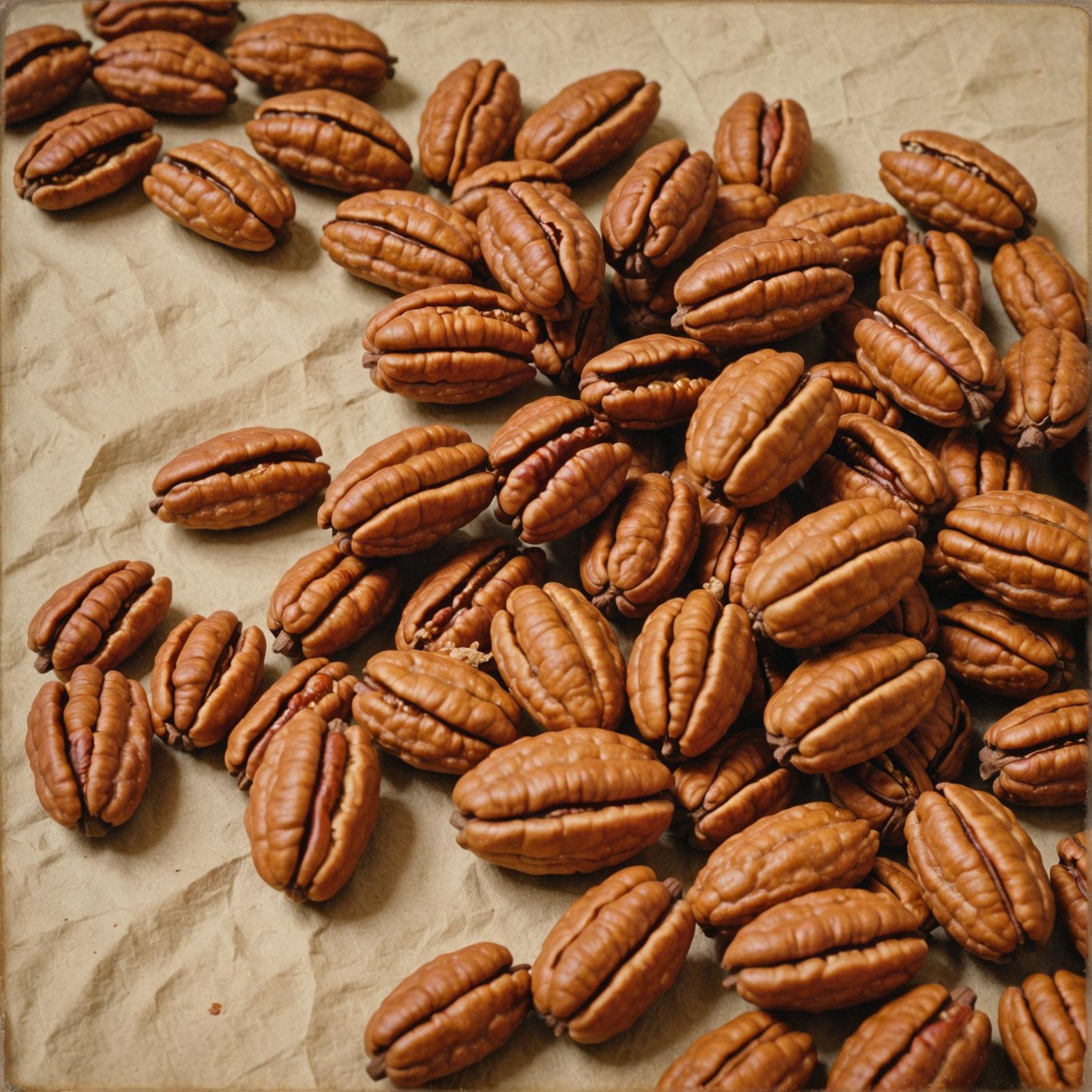 A close up shot of a painter s canvas, featuring personal painterly pecans and an intimate story with vivid colors and textures, captured through the lens of Pictorialism inspired by Henri Cartier Bresson