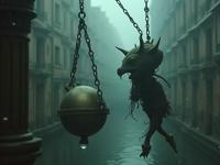 photograph, intricate details, medium shot of a Pirate Pendulum , it is very Disruptive and Caring