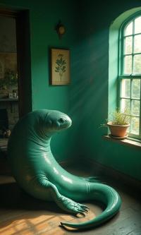 stylized by Jamie Hawkesworth and Vivian Maier and Alberto Seveso and Nan Goldin , photograph, majestic, professionally shot of a Airy Antsy pantsy Electric Eel