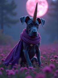 photograph, Neoclassicism, insane details, ground level shot of a Dullcore Cloudy well built Scandinavian Great Dane Puppy