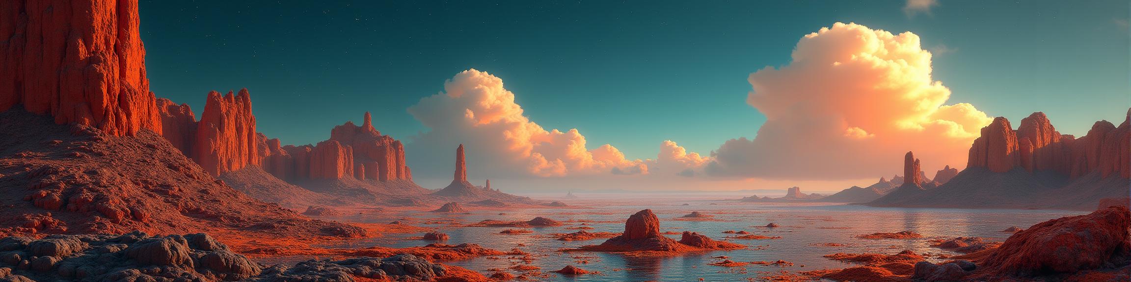 photograph, Palestinian lava pit and Interstellar cloud in background, Dual Kawaii, intricate background