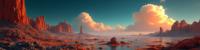 photograph, Palestinian lava pit and Interstellar cloud in background, Dual Kawaii, intricate background