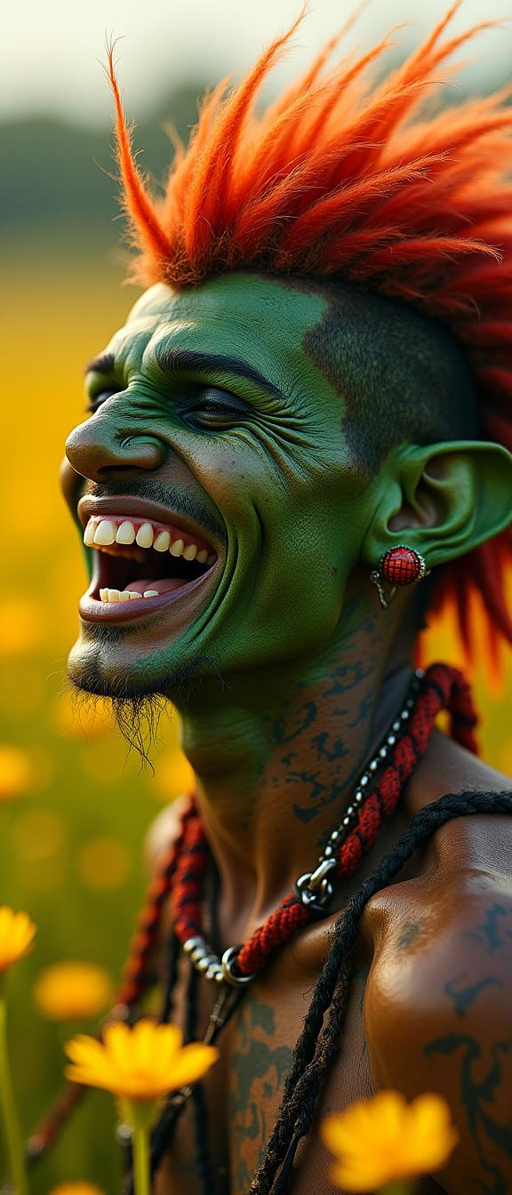 photograph, intricate details, full body shot of a Entrancing Comely y o large Mayan Male Dracthyr Punk Rocker, Griffin hybrid