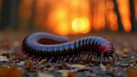 designed by Thomas H fner , photograph, majestic, knee level shot of a Millipede