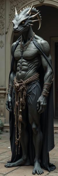 art by Michal Karcz and Deirdre Sullivan Beeman and Mary Ellen Mark , photograph, intricate details, medium shot of a well endowed Bulgarian Male Dragonkin