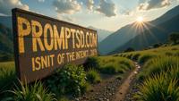 wheat graffiti in a modern font PROMPTSD COM , photograph, mountains, medium shot of a Verdant Guatemalan Ship of Instinct