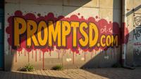 taupe graffiti in a modern font PROMPTSD COM , photograph, award winning, Cranberry