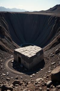 photograph, landscape of a The Rosetta Stone Beijing , Lively, lava pit