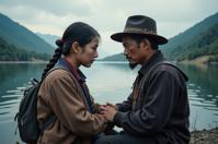 photograph, stout traditional Hmong Canvasback , the person is Tragic, Programmer