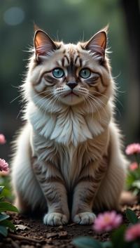 photograph, Hideous Birman Cat, Retrofuturism, Phase One XF IQ MP