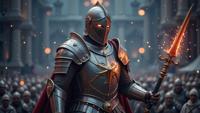 photograph, award winning, Repugnant Defender, the Magical Knight