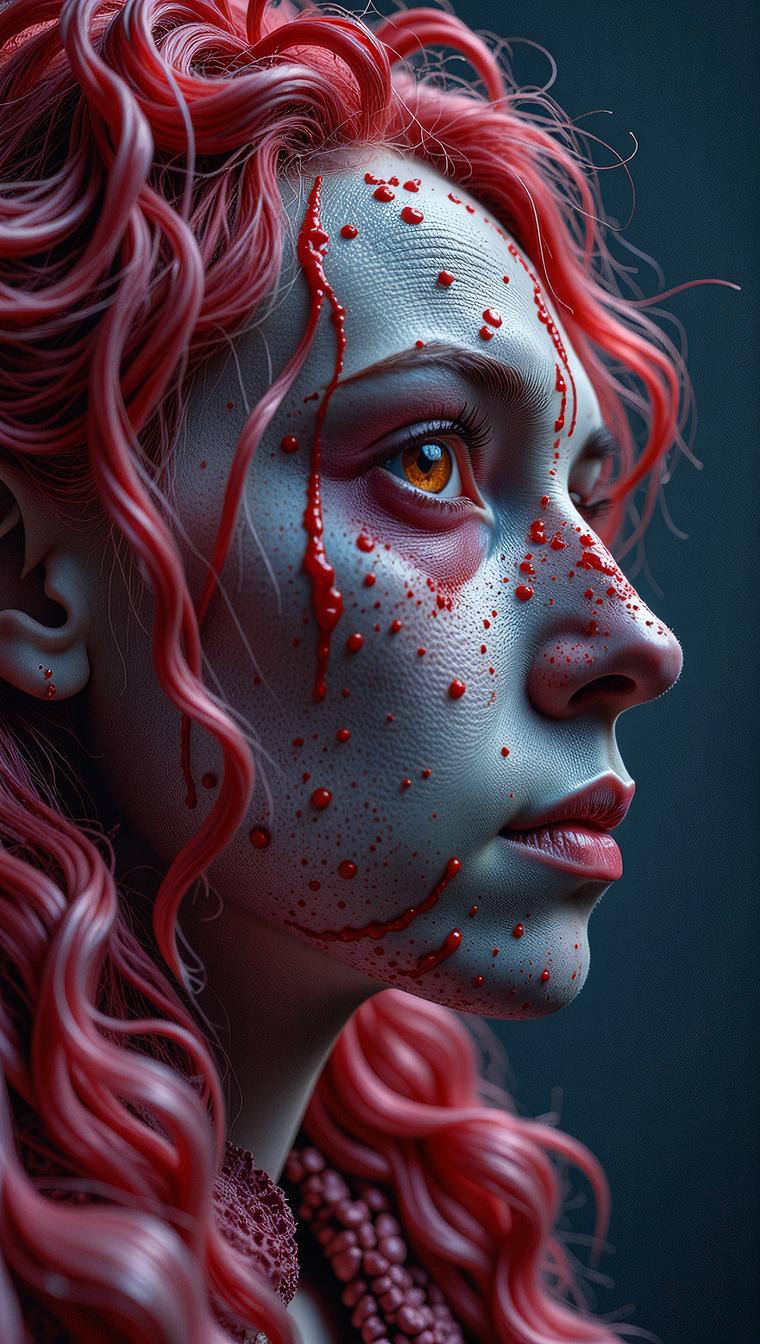 photograph, rich vivid colors, Ellipsoid, Grim