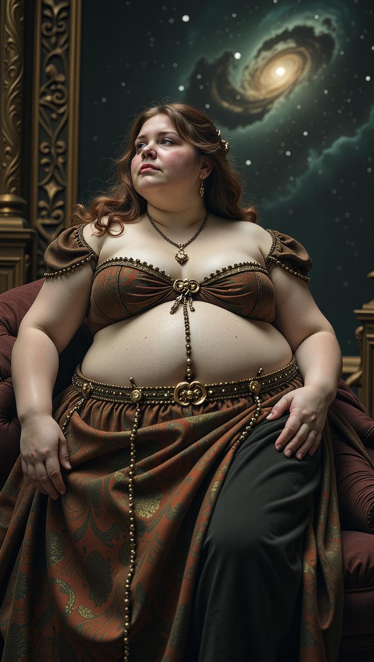 photograph, highly detailed, fat Flemish Female Golem, S and Dreamy