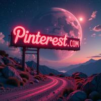 Amazing PINTEREST COM sign, stylized by Michael Haneke, photograph, Synthwave Art