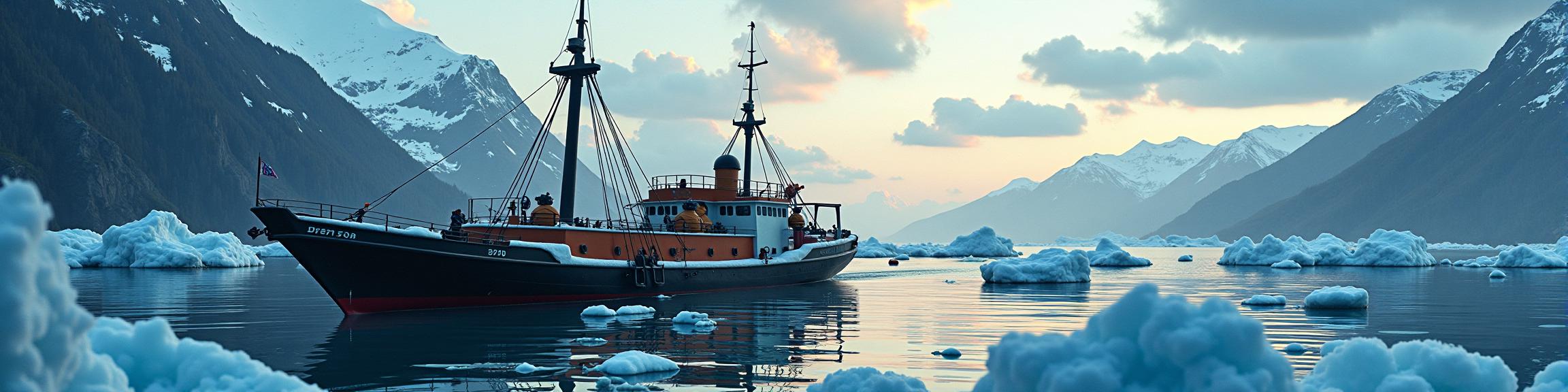 Photograph of a Bloomcore Repugnant Thai with Icebreaker engraved on the back, at Midday, Panorama, Illustration