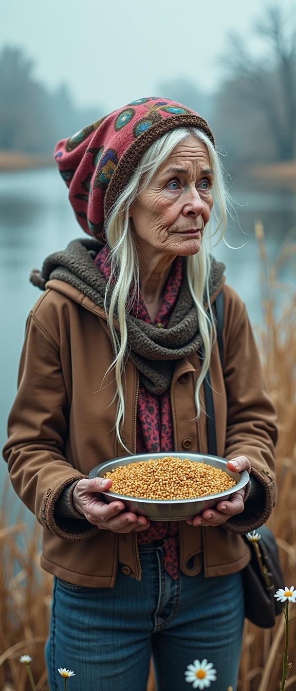 photograph, hyper detailed, view of a Quirky Conceptual slender Viking Grandma , the Grandma is Mentoring