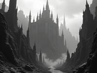 stylized by Sidney Sime and Patrick Nagel , photograph, Heidelberg School, surreal