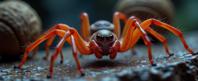 photograph, hyper detailed, award winning, Street level shot of a Neo Deeply Thoughtful Sea Spider