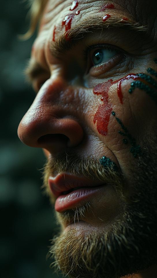 by Iris van Herpen, Todd Nauck and David B Mattingly, mundane Portrait, close up of a Labyrinthine Tradition bound The quest of Theseus to defeat the Minotaur