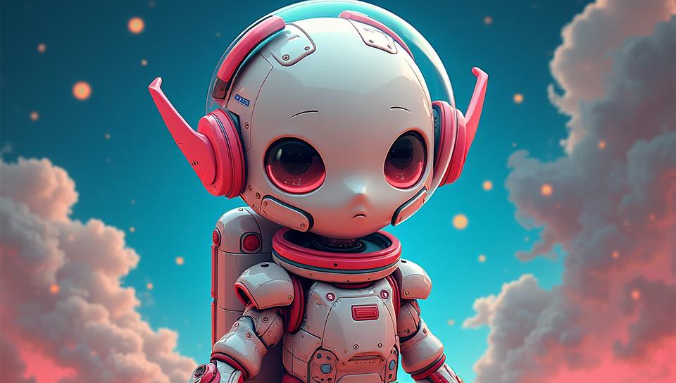 year old Hunter Schafer Jock, Hunter Schafer is Insensitive and Refreshing, Chibi Robotic Body Parts, Sharp and in focus