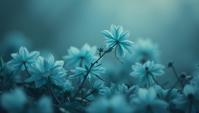 Monochromatic Gray filter, Romantic, and Cyan details, Gentle Kintsugi Men