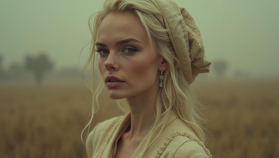 rendered in houdini, Cross Processing Print, Raw digital photo of an elegant, S Macedonian Kate Bosworth