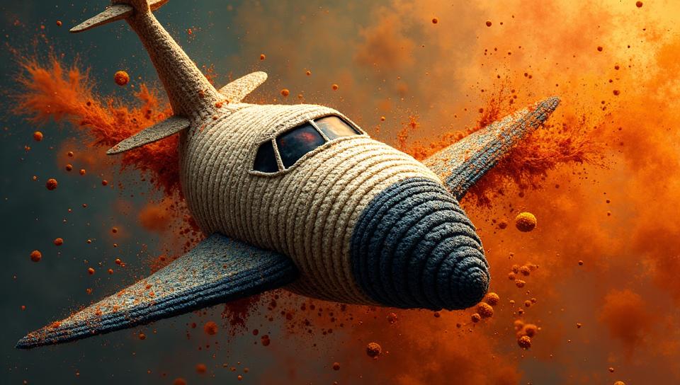 Color splash, Concept art, Crochet doll of an intricate background, Simple Black and Beige Space shuttle Porsche