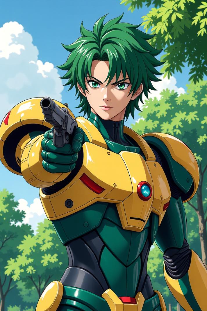 asian anime style marvel War Machine masterpiece,best quality , asian anime, That s all olivine hair