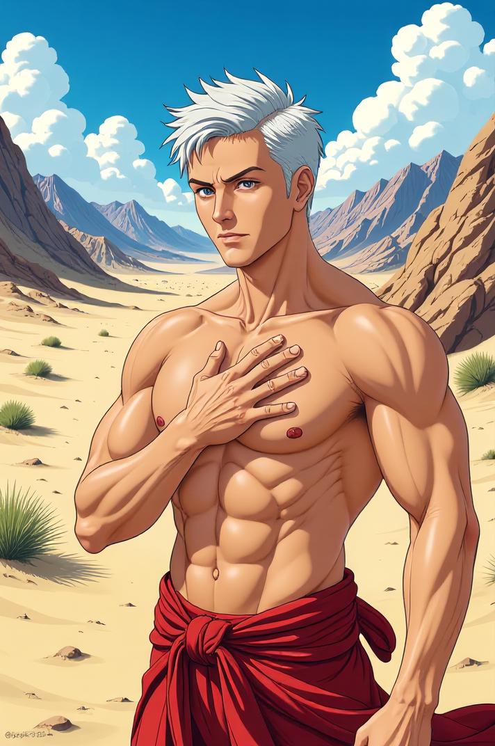 asian anime style marvel Jim Hammond masterpiece,best quality , asian anime, Crew Cut grey hair