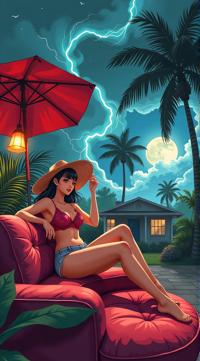 anime sexy style , summer, masterpiece , best quality