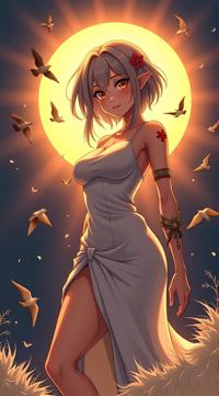 anime sexy style , summer, masterpiece , best quality