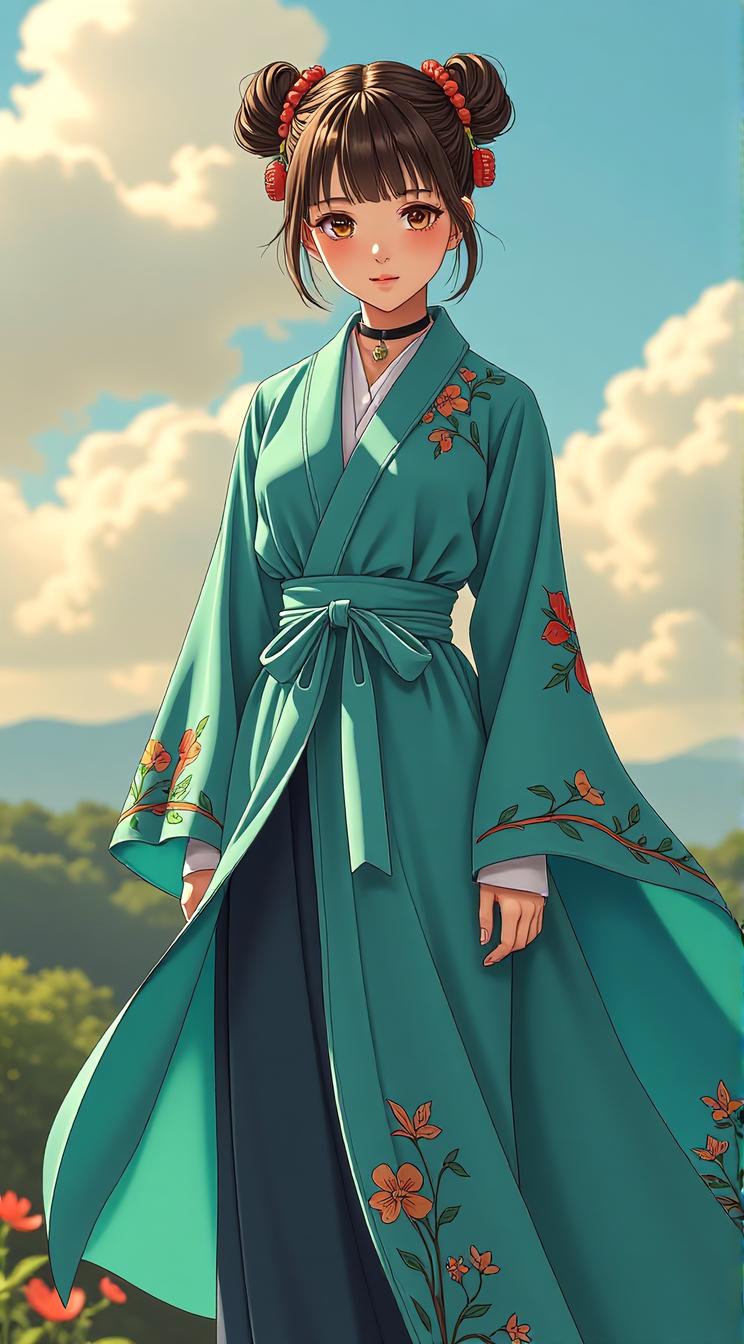anime sexy style , summer, masterpiece , best quality
