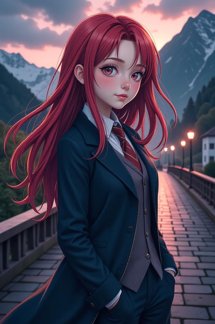 masterpiece , best quality , anime style, d
