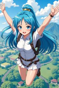 asian anime style marvel Songbird masterpiece,best quality , asian anime, That s all powder blue hair