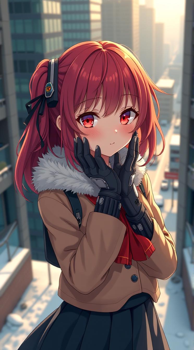 anime sexy style , winter, masterpiece , best quality
