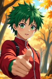 asian anime style marvel Sunfire masterpiece,best quality , asian anime, Mullet pine green hair