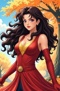 asian anime style marvel Eternity masterpiece,best quality , asian anime, Long Curly razzmatazz hair
