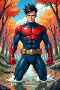 asian anime style marvel Star Lord masterpiece,best quality , asian anime, Crew Cut razzmatazz hair