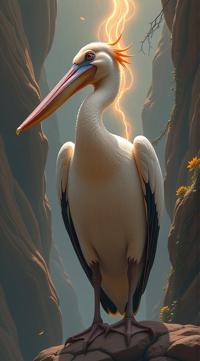 fantasy art by Peter Mohrbacher, Pelican, Fantasy art, angelic themes