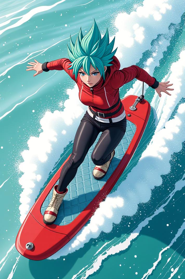 asian anime style marvel Polaris masterpiece,best quality , asian anime, Spikes turquoise hair