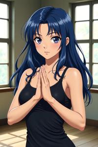 asian anime style marvel Julia Carpenter masterpiece,best quality , asian anime, Grungey indigo hair