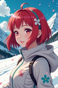 anime style masterpiece,best quality , Bob aquamarine hair, summer