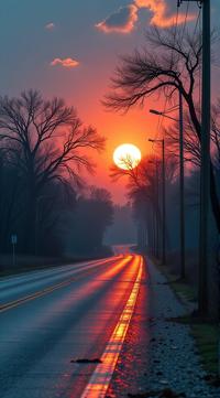 Pastels artwork, hyper detailed, Realistic Road, in a Matrix setting