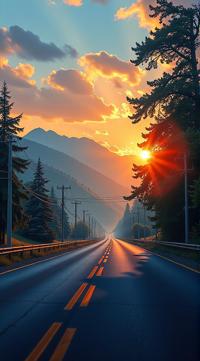 Pastels artwork, hyper detailed, Realistic Road, in a Matrix setting
