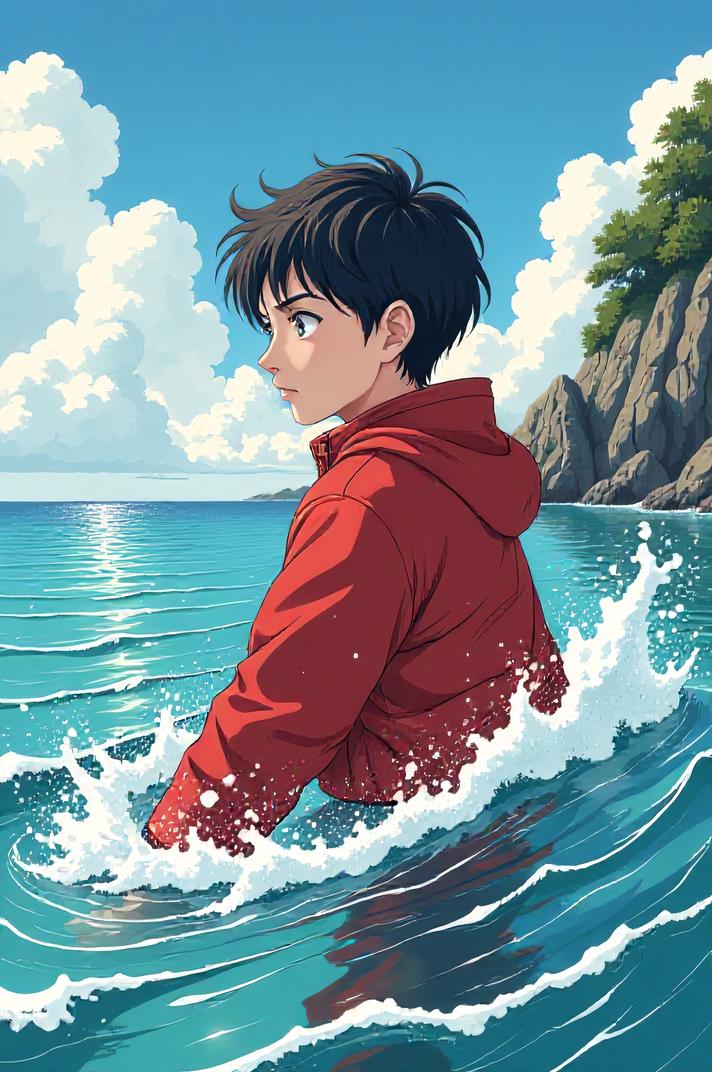 asian anime style masterpiece,best quality , asian anime, Flat Top wheat hair